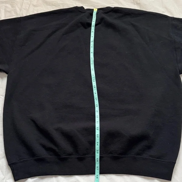 Gildan Black Merry Christmas Cat Crewneck Sweater - Picture 11 of 12